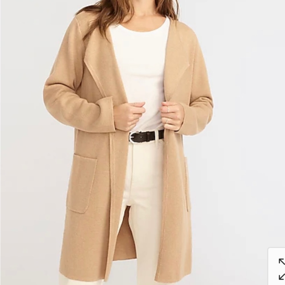 J Crew collarless sweater